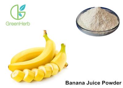 China Water Instant Banana Fruit Juice Powder Musa Nana Lour Milk White Color for sale