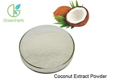 China Pure Natural Coconut Fruit Extract Powder With Caproic / Almitic Acid White Powder for sale