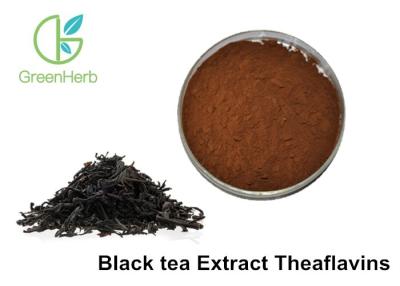 China Water Soluble 50% Theaflavins Black Tea Extract Powder For Against Atheroma Hardening for sale