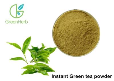 China Instant Green Tea Extract Powder 30% Polyphenols For Coffee Beverage Product for sale