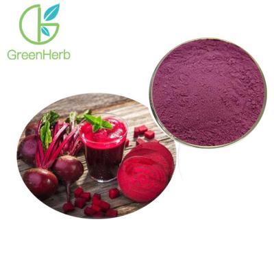 Chine Poudre naturelle pure de jus de concentré de betteraves de colorants de nourriture du rouge 100% à vendre