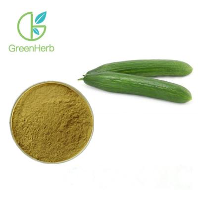 China Regulate Endocrine Cucumber Extract Powder Fruit Part For Making Mask GMP for sale