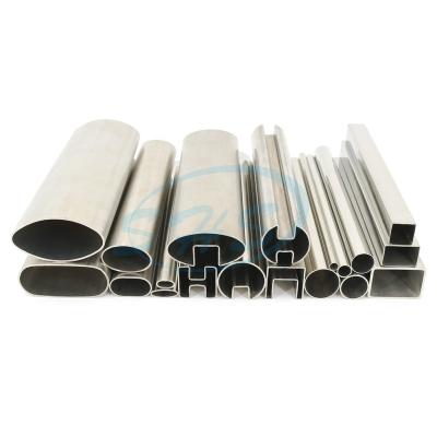 China Heat exchange gas system AISI 201 grade 304 316L stainless steel pipe and fittings with many surface kinds for building decoration furniture rail for sale