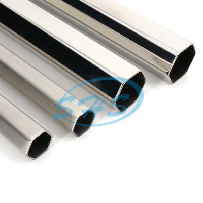 China Modern Hexagonal Pipes AISI201 304L 304 316 ERW High Quality 316L Stainless Steel Inox Welded Hexagonal Stainless Steel Pipe 300 Series for sale