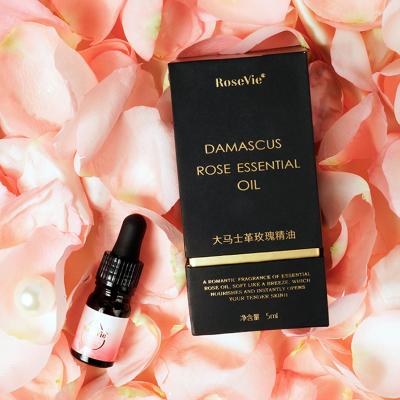 China Skin Revitalizer Private Label 100% Pure Essential Oil Distillation Essential Oils Gift Set Rose Essential Oil for sale