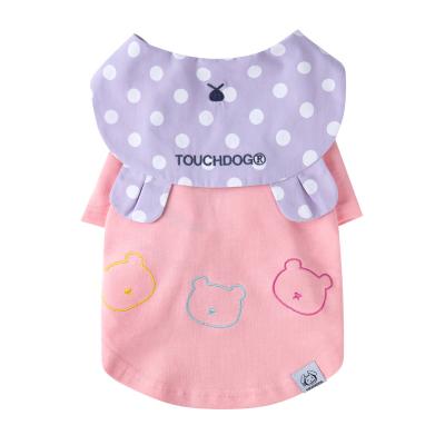 China Wholesale Designer Summer Dog Clothes Custom Viable Pet Clothing Equipment Dog Shirt for sale