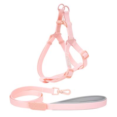 China Quick Release New Product Waterproof PVC Step In Custom Adjustable Dog Harness Set No Pulling Harness Dog for sale