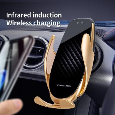 China Carliving 15W Car Charger Wireless Smart Sensor Qi Car Phone Holder Stable Auto Fast Charging Wireless OEM OEM for sale