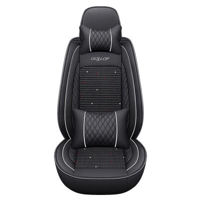 China Eco-friendly general PU car seat cover device, a new design and customized full set of car seat covers for sale