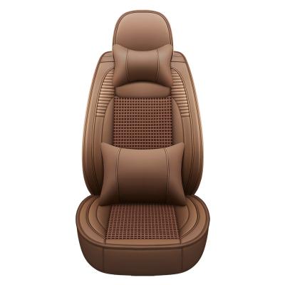 China Wholesale Customized Universal Ice Silk Car Seat Cover Eco-friendly,New Design Customized Car Seat Cover Full Set for sale