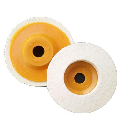 China 125mm Durable 5 Inch Wool Angle Grinder Wheel Felt Polishing Disc Polishing Pad Set for Angle Grinders and Polishing Machines for sale