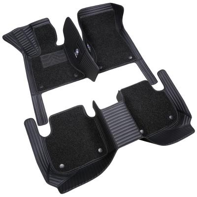 China Luxury Custom Car Mats Anti-skidding.clean Car Mats Leather Material for sale