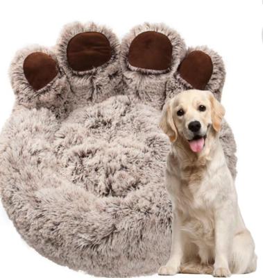 Κίνα Winter Bed Warm Mat Soft Fleece Pet Cushion House Cozy Calming Beds For Pet Dog Cat προς πώληση