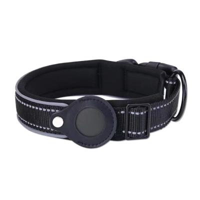 China Cuello de entrenamiento llevado de nylon ajustable de alta calidad de la luz del collar del animal doméstico del perro de Airtag para el perro casero en venta