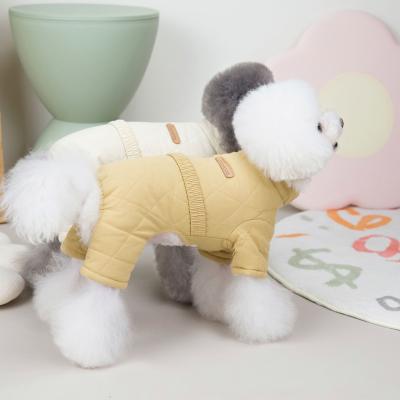 중국 2023 Wholesale New Design Pet Clothes Winter Warm Dog Coat Cotton Outfit For Pet Dog 판매용