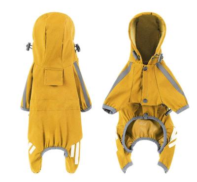 China Pet Rain Coat Outdoor Customized Travel Adjustable S-XXL Waterprrof for sale