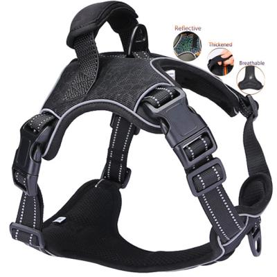 China No Pulling Comfort Soft Dog Harness Lightweight Sponge Nylon Puppy Harness S-XL for sale