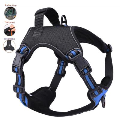 China Colorful Pet Harness Adjustable Reflective Ventilated Dog Neck Harness OEM ODM for sale