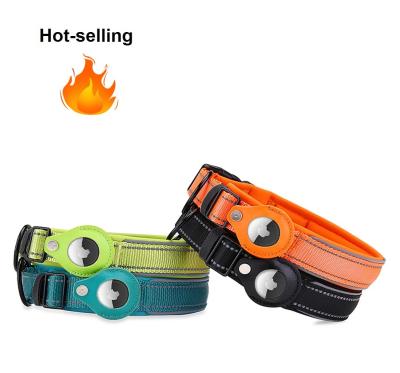 Chine OEM de cheminement réglable fait sur commande de collier de chien de Logo Polyester Pet Collars Leashes 40cm à vendre