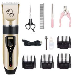 China Perro reservado de 5 velocidades que prepara a Kit Cordless Electric Rechargeable Pet Clippers en venta