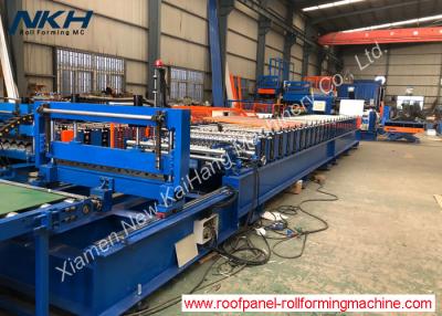 China Volle harte 1000mm-1250mm gewellte Platten-Rolle, welche die Maschine vollautomatisch, Wellblech-Rolle bildet Maschine bildet zu verkaufen