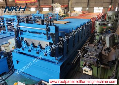 China TR137/TR153/TR155 Floor Deck Height Rib Floor Deck Roll Forming Machine with Stacker for Metal Deck Panel for sale