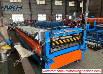 China Roof Panel Roll Forming Machine Metal Roll Forming Machine Metal Roofing Machine Schiff nach Saudi-Arabien zu verkaufen