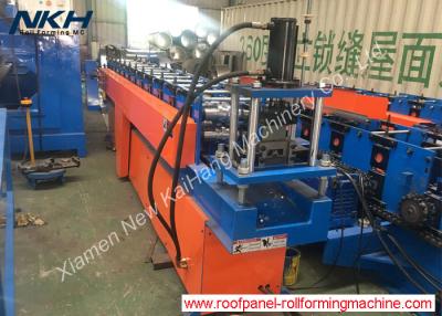 China Top Hat Purlin Roof Truss Forming Machine With Embossing / Stiffener for sale