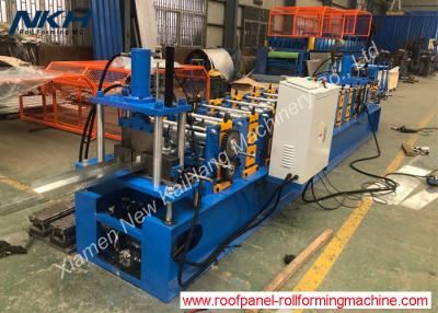 China PLC Control Purlin Sheet Roll Forming Machine With Cr12Mov Blade for sale