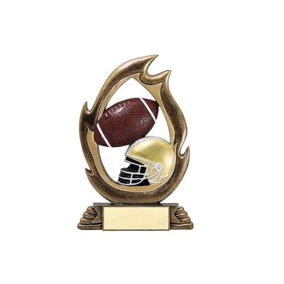 China Dector American Football Trophy Grill Home Award Engraved Custom Plate for sale