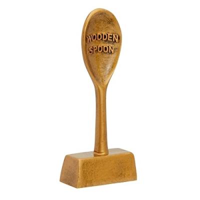 China Golden Spoon Award Custom Cooking Trophy For Bake, Chili Competition, Food Contest Custom for sale