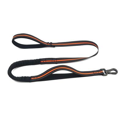 China Reflective Double Handle Pet Dog Traction Rope Polyester Telescopic Dog Rope Traction Line for sale