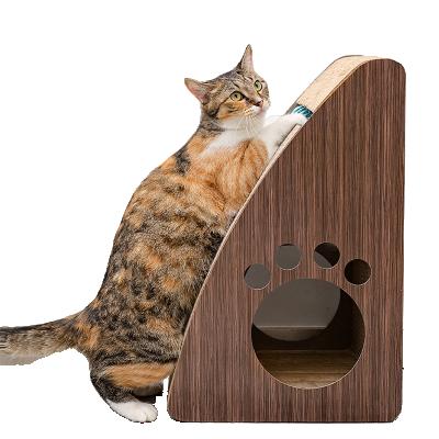 China Viable Scratch Board Cat Toy Corrugated Paper Vertical Cat Scratch for sale