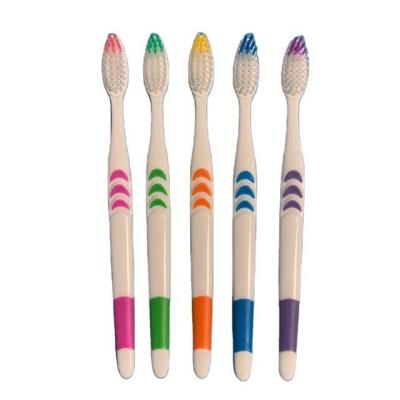 China 5pcs Disposable Bamboo Charcoal Toothbrush Family Set Adult Soft Hair Source Factory Wholesale for sale