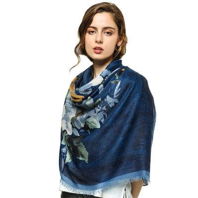 China Maintain Hot New Design Printed Cotton Scarves Custom Cotton Canvas Scarf Cotton Scarf for sale