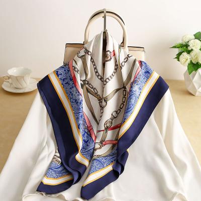 China Keep the spring hot new summer ladies printed scarf silk shawls temperament twill neckerchief wholesale for sale