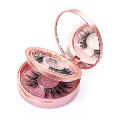 China Reusable Double Layer Magnetic Eyelashes New Arrival Magnetic Eyelashes Set Magnetic Mink Eyelash False Eyelash for sale