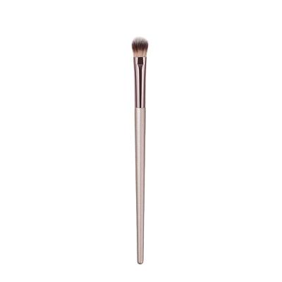 China Angular Blush Logo Fashion Makeup Brush Wood Custom Handle Hair Nylon Beauty Multifunctional Women Makeup Brush Set Tools for sale