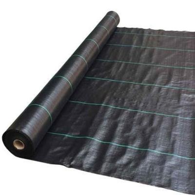 China Agricultural Mulch Film Plain Weave PP Woven Mat 3% UV Protection for sale