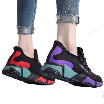 China Cheap Breathable Custom Sock Shoes Men Women Massage Walking Sports Shoes Ladies Wedges Sneakers for sale