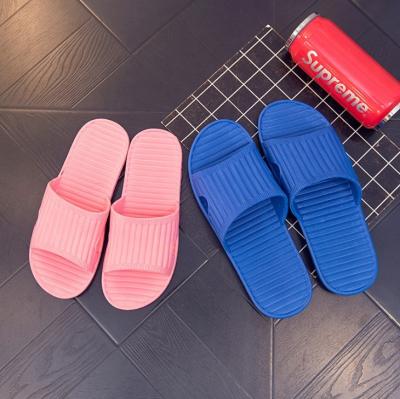 China 2021 summer non-slip female thick-soled male fashion trend bathroom slippers couple sandals and slippers for sale