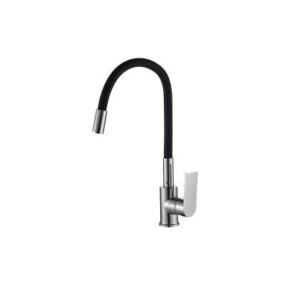 China Thermostatic Faucets Hot Style And Concise Style Sink Black Kitchen Faucet for sale