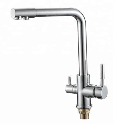 China Traditional High Quality Brass 3 Ways Water Purifier Faucet for sale