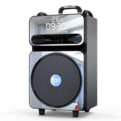 China I&I Q27 BT5.0 AirPlay Trolley Outdoor Speaker With Multifunctional 12 Inch Subwoofer Horn Shocking Wireless Outdoor Speaker for sale