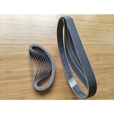 China Small Silicone Carbide Belt Abrasive Grinding Polishing Grinder Belt Sand Belt For Metal for sale