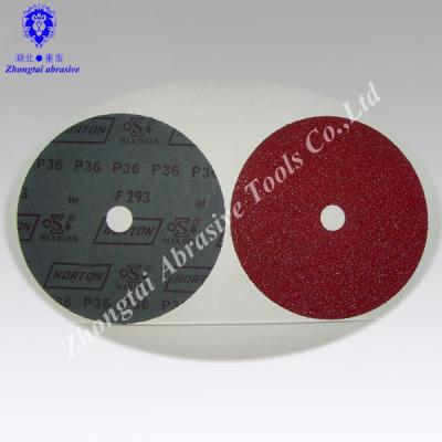 China High Quality Hard Paper Aluminum Oxide Fiber Disc With Round Hole for sale