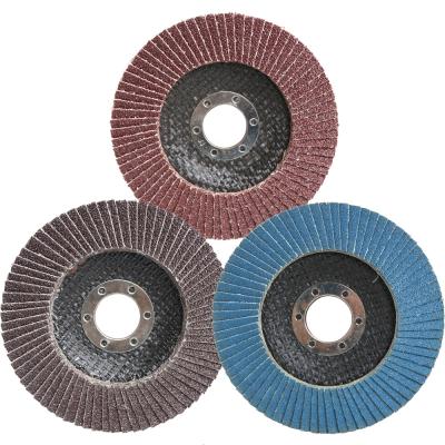 China Premium Nonwoven Material For Surface Preparation 4 Inch High Quality Aluminum Oxide Abrasive Cutting Fin Discs For Metal Working for sale