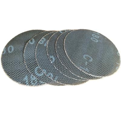 China Glass Grinder Automotive / Wood Backing Sandpaper Black Sanding Disc for sale