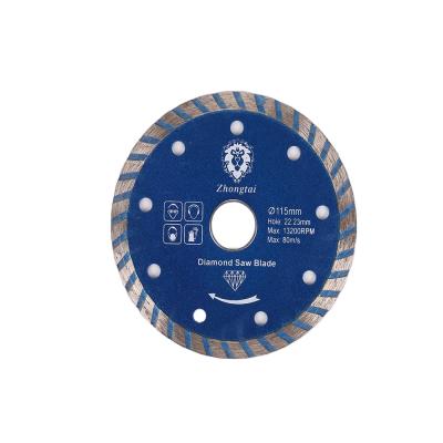 China . High Speed ​​Straight Edge 115MM 3D Smooth Diamond Setting Technology Saw Blade For Cutting Granite for sale