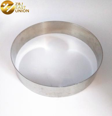 China Sustainable Stainless Steel Pastry Dessert Ring Mousse Molds For Cake Mold Cutting for sale